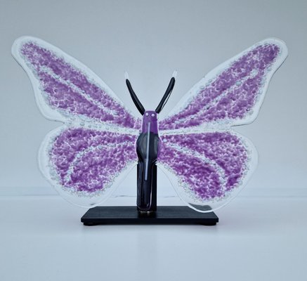 Marijke & Joop Berendsen, Purple Butterfly, 2024, Glass-QAI-2035856