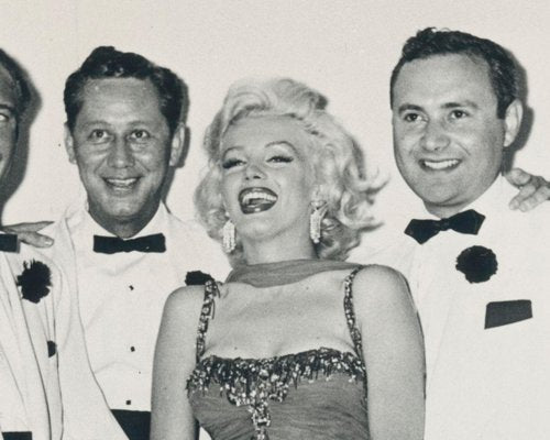 Marilyn Monroe with Announcers of the Klac Radio Station, Hollywood Blvd, 1953, Photograph-DYV-1173898