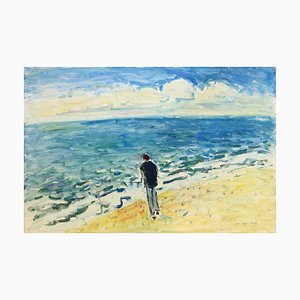 Marine Facing the Sea Oil Painting by Jean-Jacques René-KHH-542291