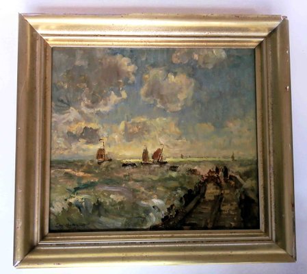 Marine Landscape, 1936, Oil on Canvas-FSD-1223651