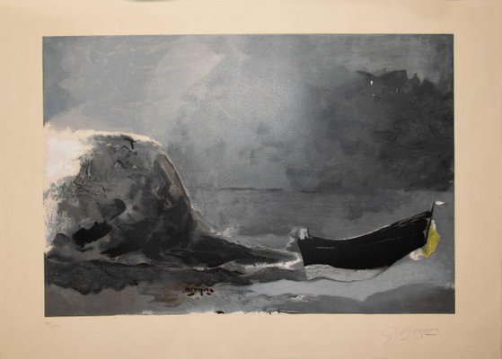 Marine Noire - Lithograph After Georges Braque - 1956 1956-ZCI-759292