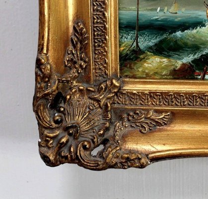 Marine Paintings, Early 20th Century, Set of 2-RVK-895525