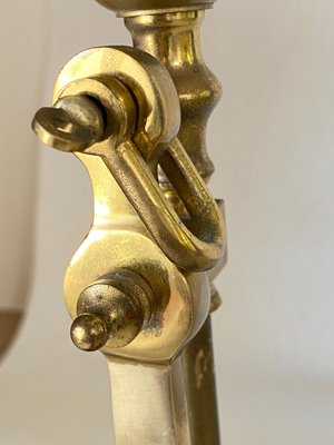 Marine Table Lamp with Anchor in Gold-Colored Brass, 1960-UR-1767098