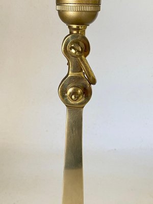 Marine Table Lamp with Anchor in Gold-Colored Brass, 1960-UR-1767098