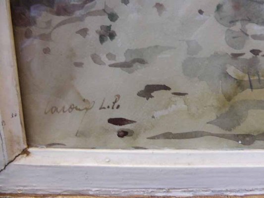 Marine Watercolor Painting by Lavoine-WSV-605500