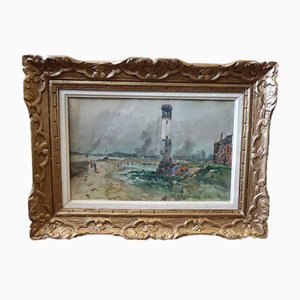 Marine Watercolor Painting by Lavoine-WSV-605500