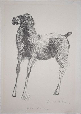 Marino Marini, Horse-1, 1948, Lithograph-ZCI-756880