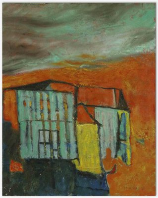 Mario Asnago, Landcape, Oil Painting, Mid-20th Century-ZCI-1770176