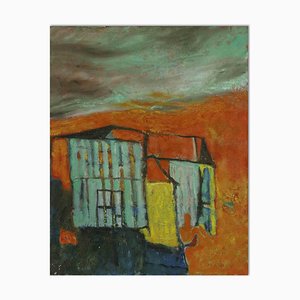 Mario Asnago, Landcape, Oil Painting, Mid-20th Century-ZCI-1770176