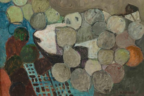 Mario Asnago, Still Life, Oil Painting, 1960s-ZCI-1770164