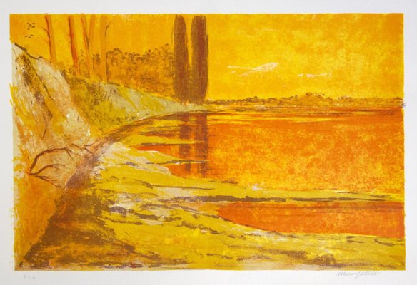 Mario Doors - Landscape - Original Lithograph - 1980s-ZCI-833250