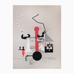 Mario Persico, Verticalism, Original Lithograph, 1970-ZCI-1179715