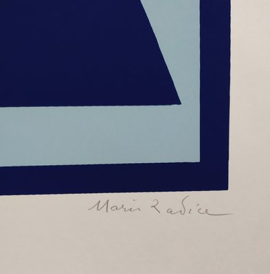 Mario Radice, Large Abstract Screenprint, 1972-EI-1285536