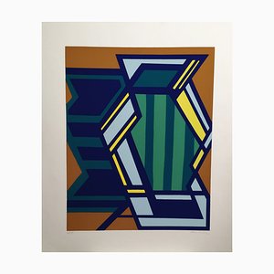 Mario Radice, Large Abstract Screenprint, 1972-EI-1285536