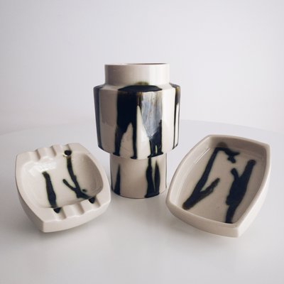 Marion Ceramic Set by Ditmar Urbach, Czechoslovakia, 1981, Set of 3-KND-1058670