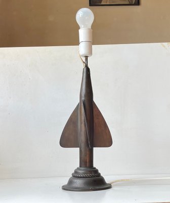 Maritime Brass Log Spinner Converted to Table Lamp from T. W. Walker, 1890s-LCR-1419810