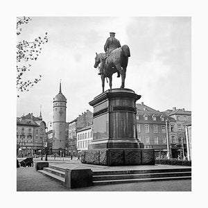 Market Square with Monument of Louis IV, Darmstadt, Germany, 1938, Printed 2021-DYV-997874