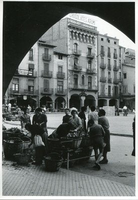 Marketplace, Vic, Spain, 1955-DYV-701062