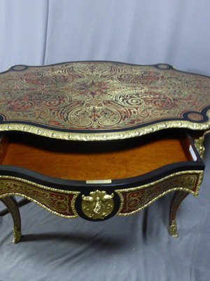 Marquetry Boulle Table by Diehl Paris-WSV-995245