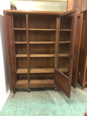 Marquetry Display Cabinet with Three Doors-HLV-1428644