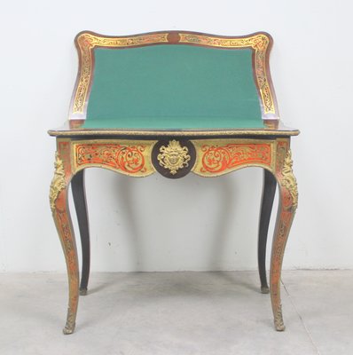 Marquetry Game Table-NE-796137