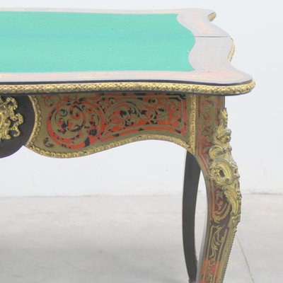 Marquetry Game Table-NE-796137