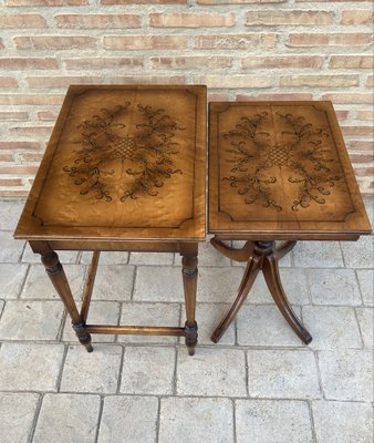 Marquetry Nesting Tables, Set of 2-NOU-970352