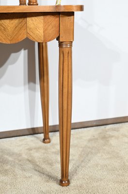 Marquetry Side Table, 1940s-RVK-1806941