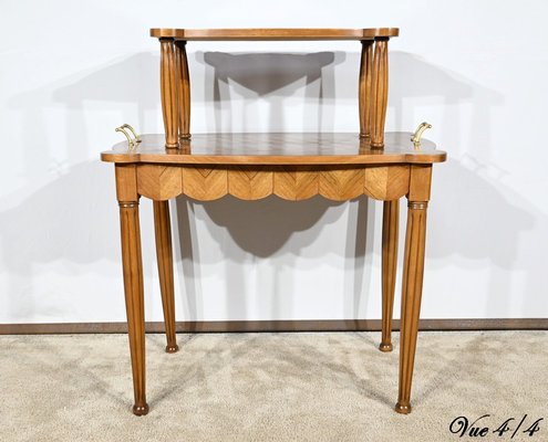 Marquetry Side Table, 1940s-RVK-1806941