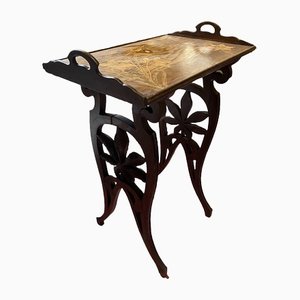 Marquetry Side Table by Emile Gallé-TEP-1288743