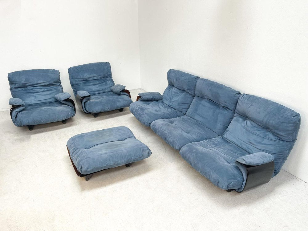 Marsala Seating Set by Michel Ducaroy, Set of 4