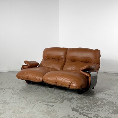 Marsala Sofa in Leather by Michel Ducaroy for Ligne Roset, 1970s-RKX-1413740