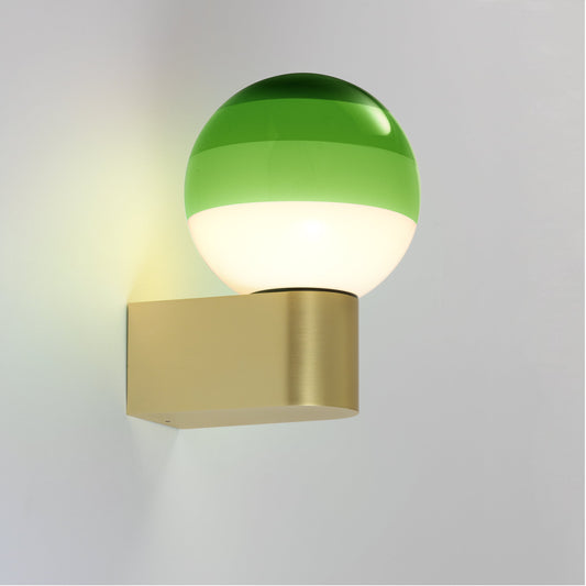 DIPPING LIGHT A1 - LED blown glass wall light with metal base
