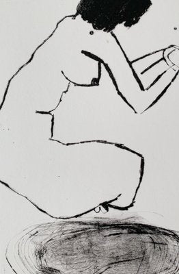 Marta Wakula, Nude XIX, 2017, Drypoint on Paper-XHG-1261131