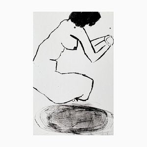 Marta Wakula, Nude XIX, 2017, Drypoint on Paper-XHG-1261131