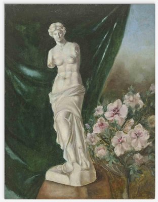 Marthe Delacroix, Venus de Milo, Oil on Canvas, Mid-20th Century-ZCI-1788865