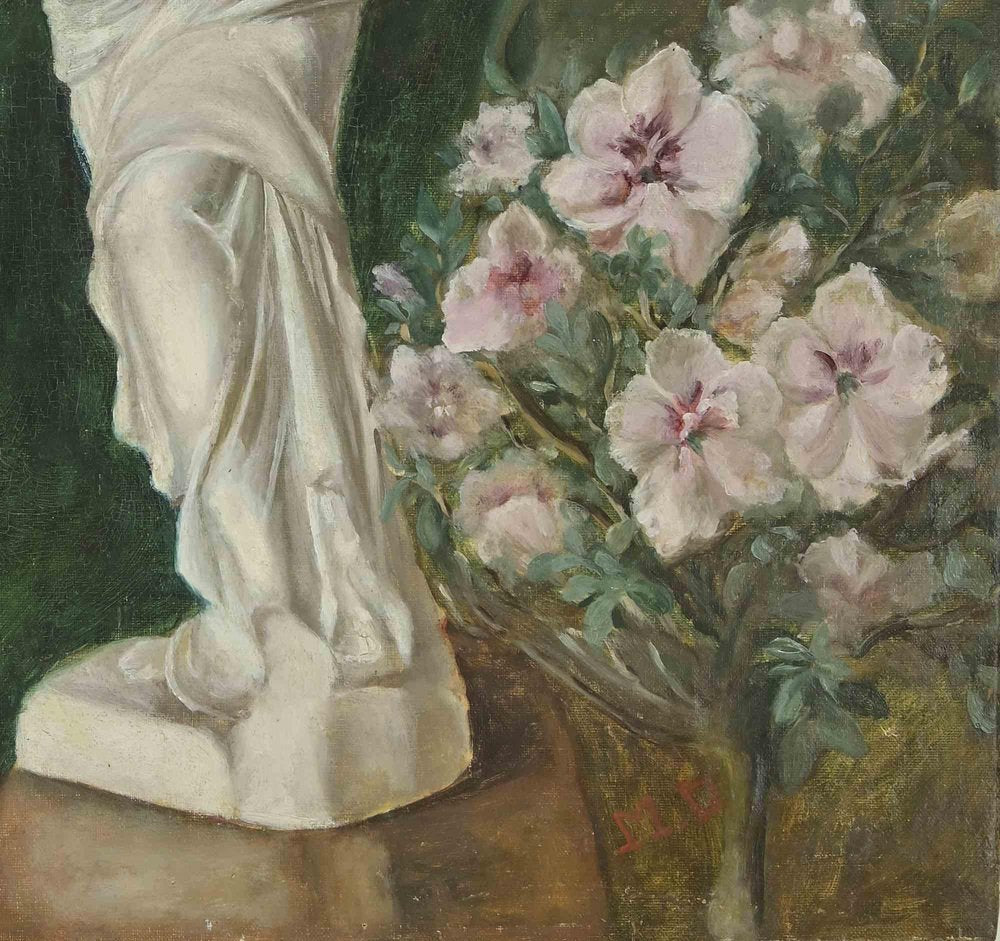 Marthe Delacroix, Venus de Milo, Oil on Canvas, Mid-20th Century