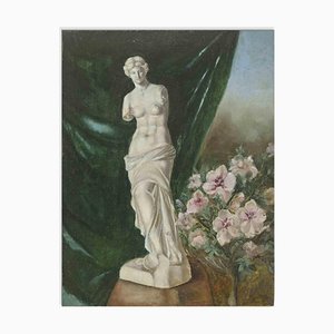 Marthe Delacroix, Venus de Milo, Oil on Canvas, Mid-20th Century-ZCI-1788865