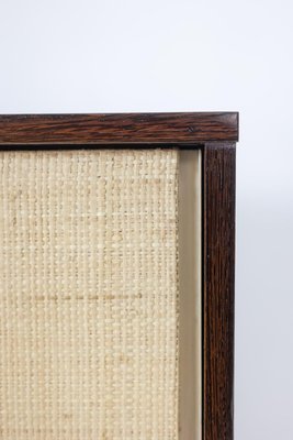 Martin Visser. Sideboard in Wenge and Raffia. 1970s-CEJ-2026346