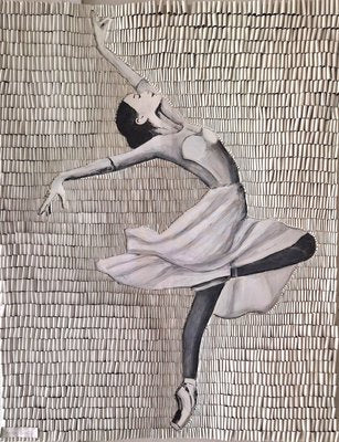 Martina Hamrik, Ballerina 2, Acrylic on Canvas-MDB-2031900