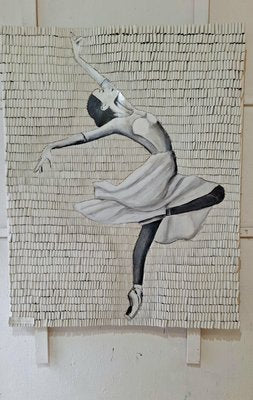 Martina Hamrik, Ballerina 2, Acrylic on Canvas-MDB-2031900