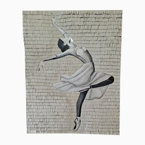 Martina Hamrik, Ballerina 2, Acrylic on Canvas-MDB-2031900