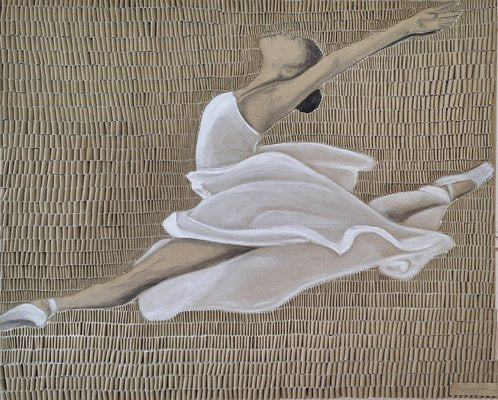 Martina Hamrik, Ballerina, Acrylic on Canvas-MDB-2031902