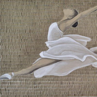 Martina Hamrik, Ballerina, Acrylic on Canvas-MDB-2031902