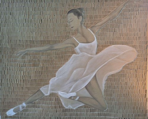 Martina Hamrik, Ballet, Acrylic on Canvas-MDB-2031901