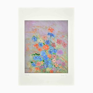 Martine Goeyens, Flowers, Digigraph, Late 20th Century-ZCI-1759231