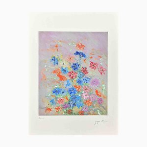 Martine Goeyens, Flowers, Digigraph Print, Late 20th Century-ZCI-1759241