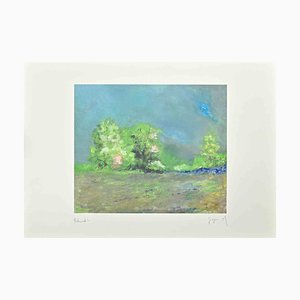 Martine Goeyens, Landscape, Lithograph, 1990s-ZCI-1759249