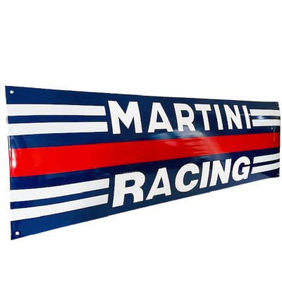 Martini Racing Enamel Advertising Sign Garage, 1990s-BMU-2002213