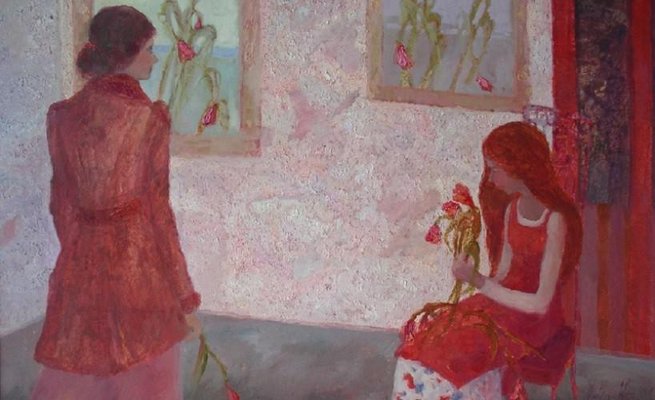 Martta Weg, Girls with Tulips, 2004-XHG-927082